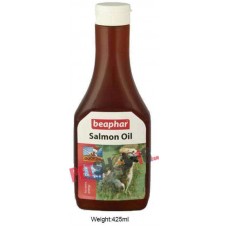 Beaphar Dog Supplements Salmon Oil For Dogs And Cats 425 Ml